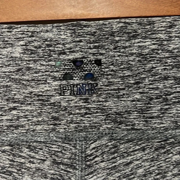 PINK by Victoria Secret Ultimate Gray Active Sheer Black Leggings size S/P - Picture 4 of 9